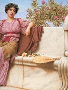 John William Godward Tranquillity oil on canvas